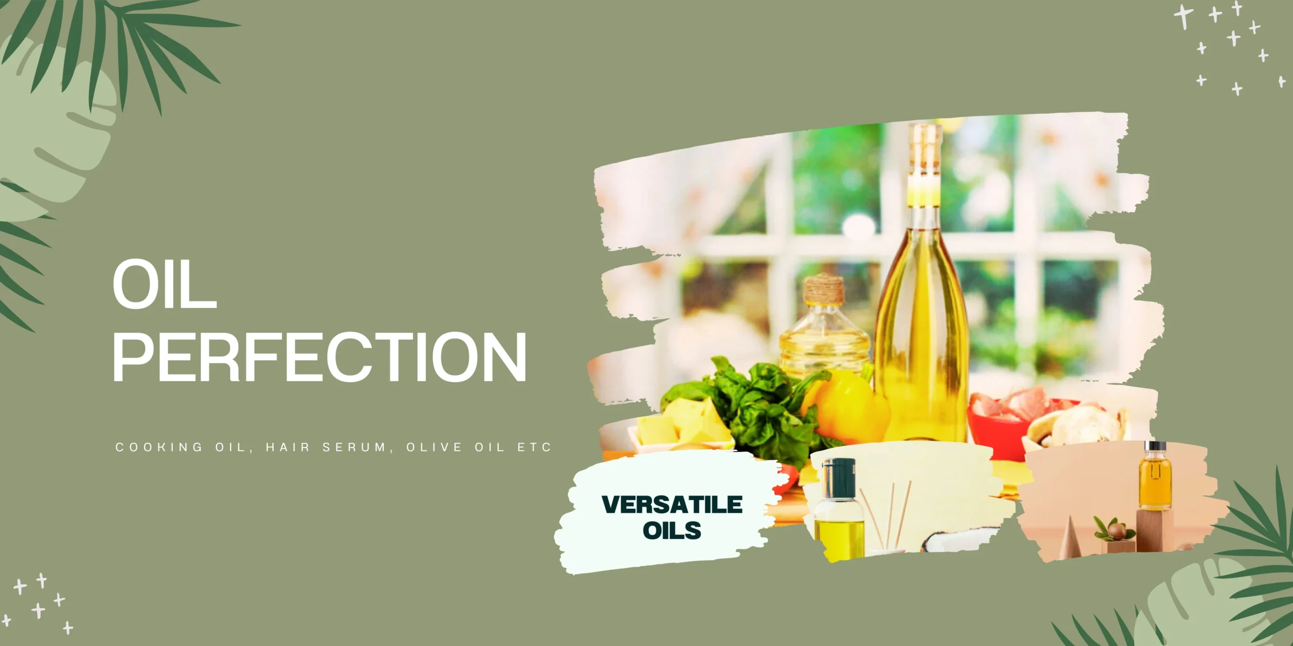 Green and White Nature Illustrative Simple New Product Sale Banner (2)